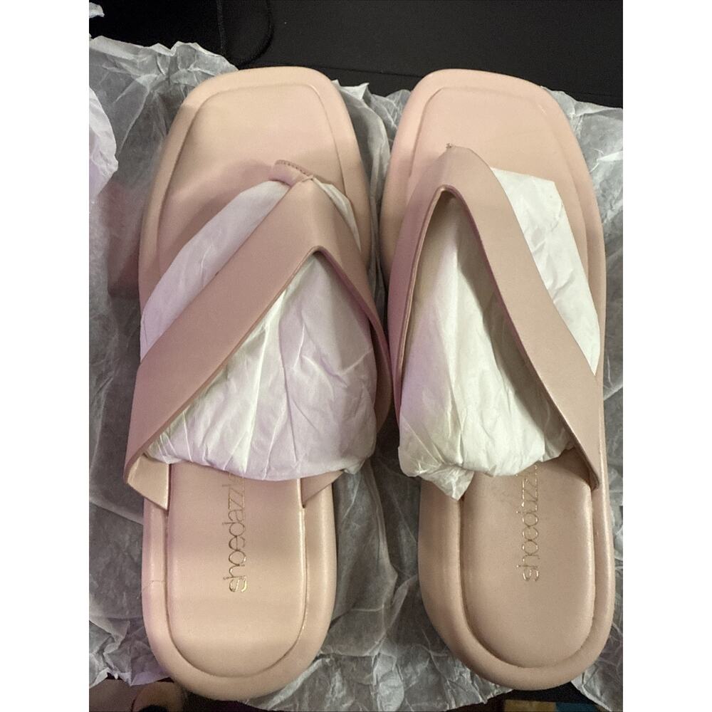 Shoedazzle Wedge Sandals, Lakey, in Blush Size 7.5
